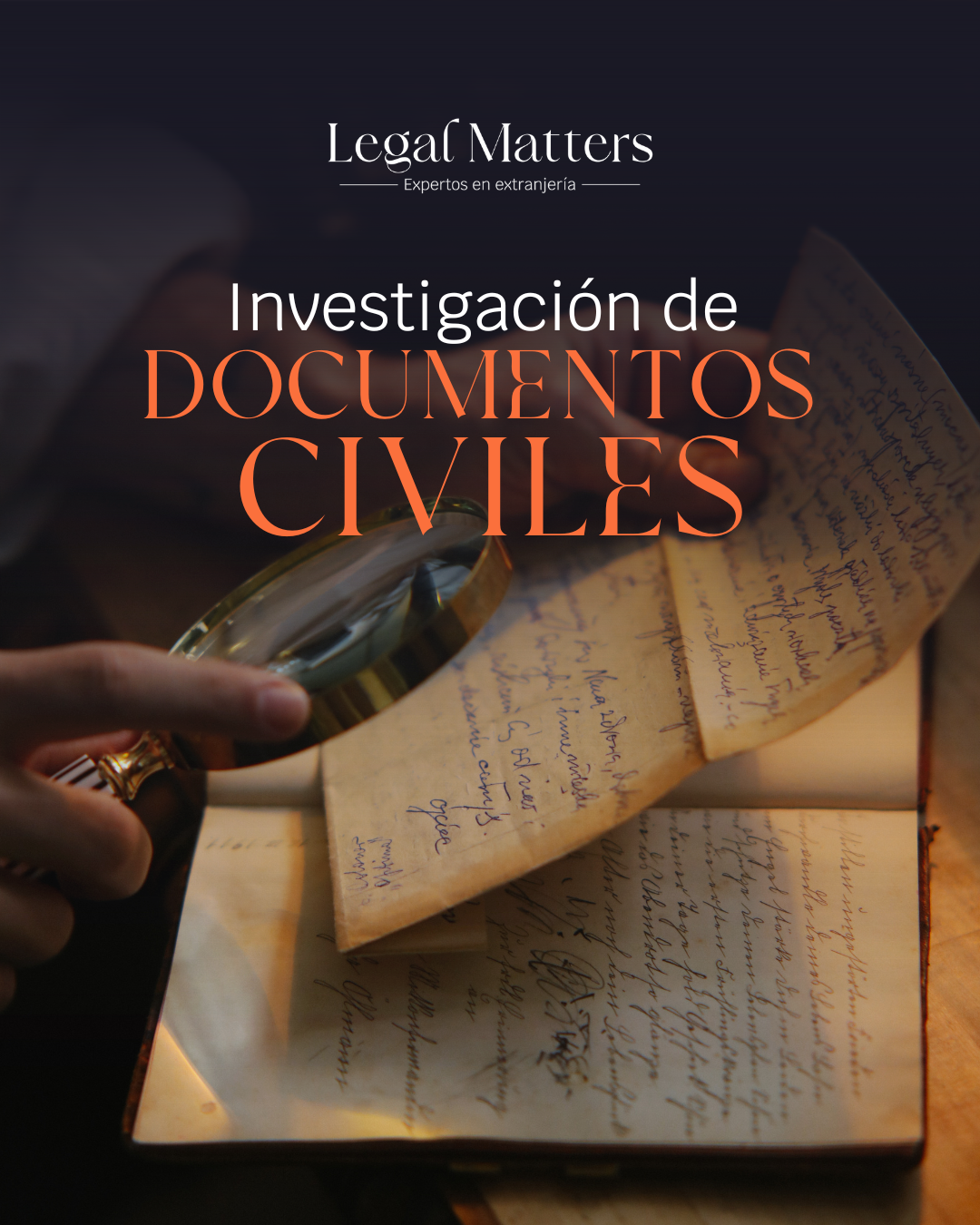 Investigación de documentos civiles