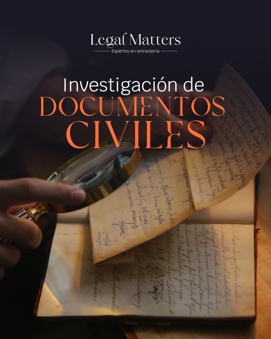Investigación de documentos civiles