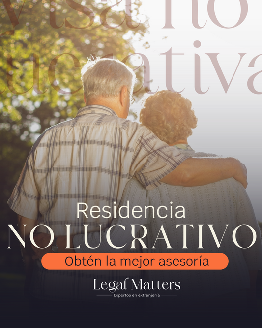 Residencia no lucrativa - Asesoría